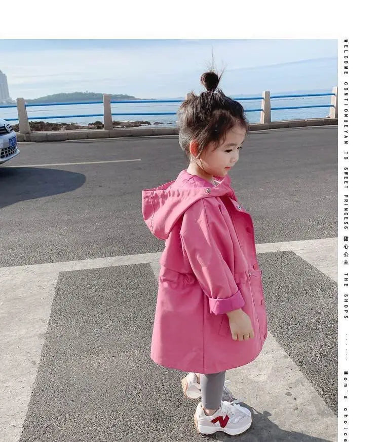 Kinder-Regenjacke in Pink