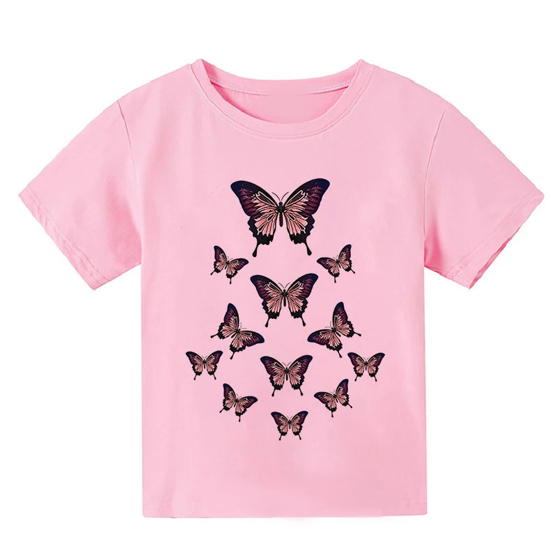 Kinder T-Shirts mit Schmetterlingsdesign