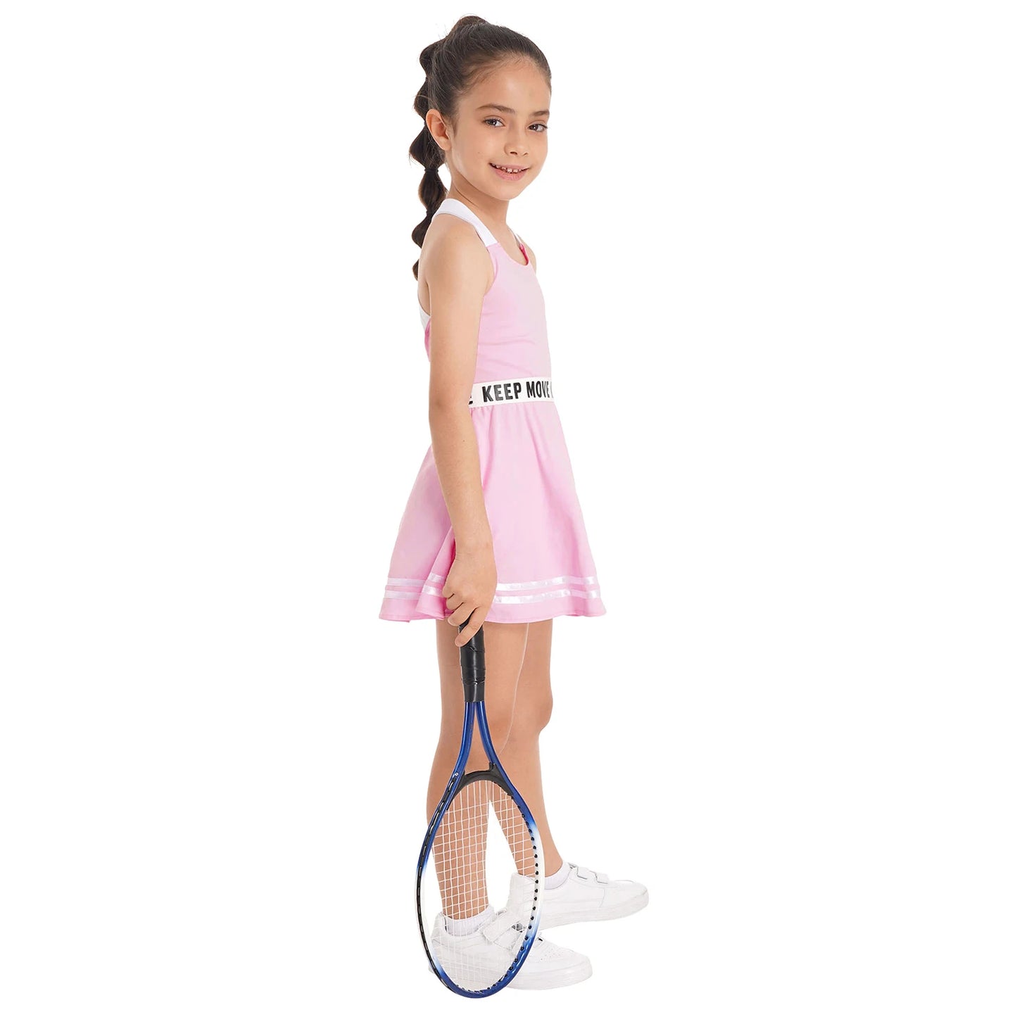 Sportliches Mädchen-Tanzkleid mit Shorts