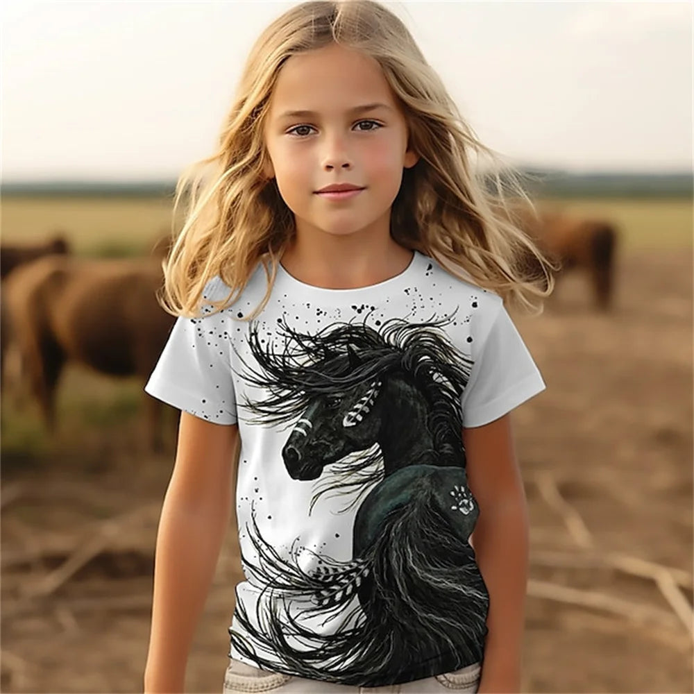 Kinder-T-Shirts mit Tiermotiven