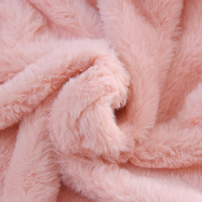 Winterjacke / Wintermantel mit Kapuze & Ohren für Mädchen in Rosa, Beige oder Rot