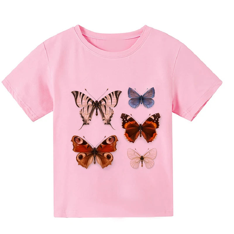 Kinder T-Shirts mit Schmetterlingsdesign