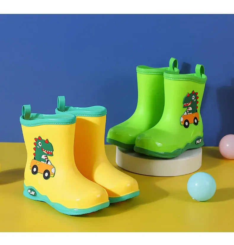 Kinder-Gummistiefel mit Dinosaurier-Motiv