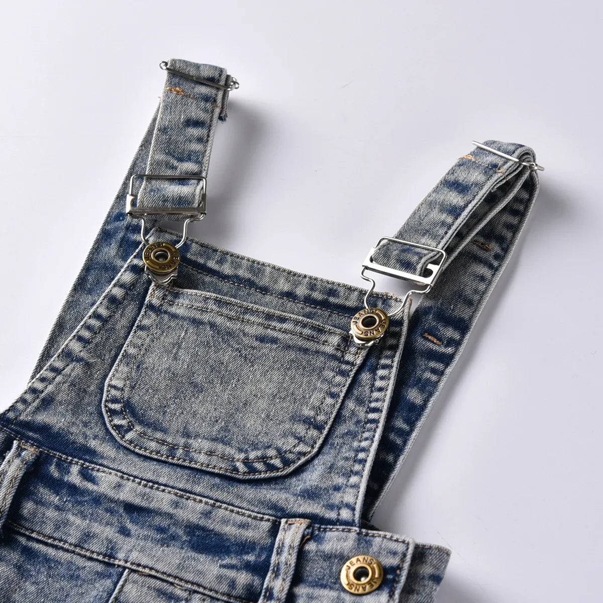 Kinder Jeans-Latzhose (Größen 80 bis 128)