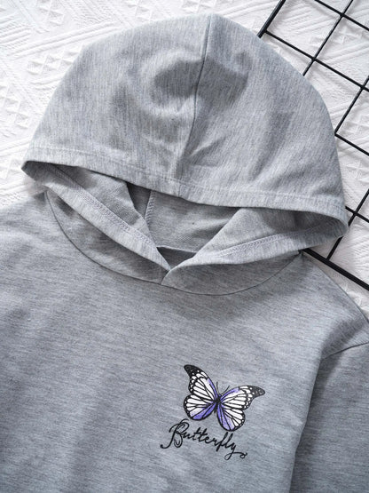 Stylischer Butterfly Hoodie für Mädchen