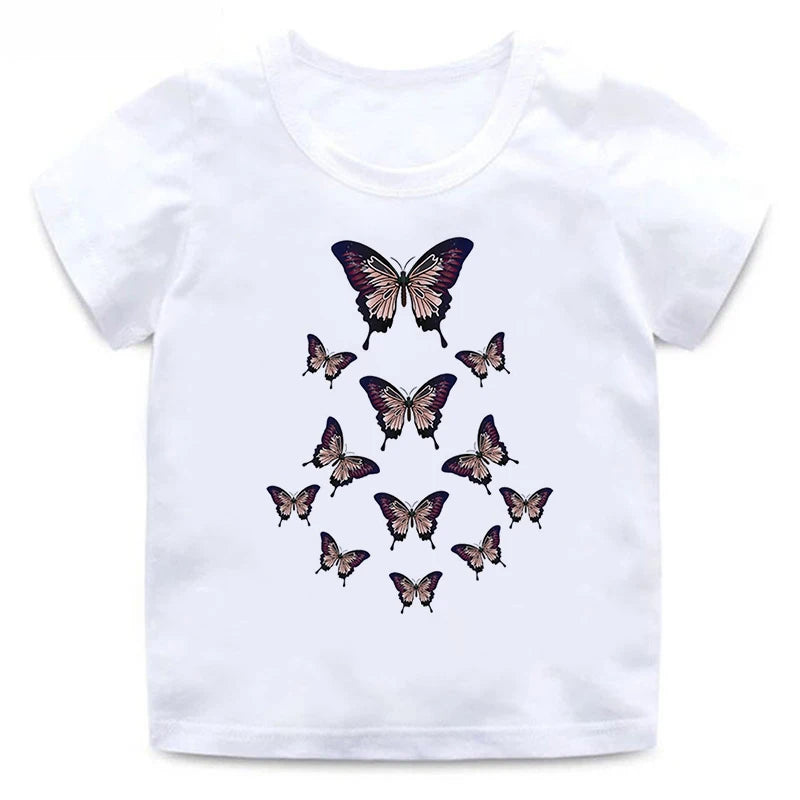 Kinder T-Shirts mit Schmetterlingsdesign