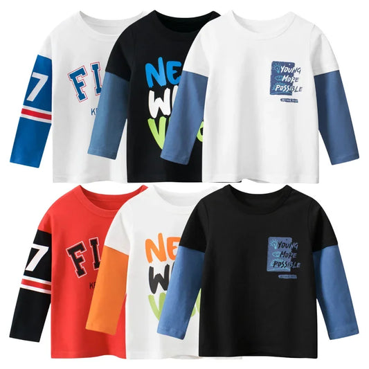 Stylische Langarm-Shirts für Kinder