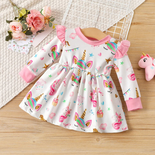 Zauberhaftes Einhorn-Kleid für kleine Prinzessinnen