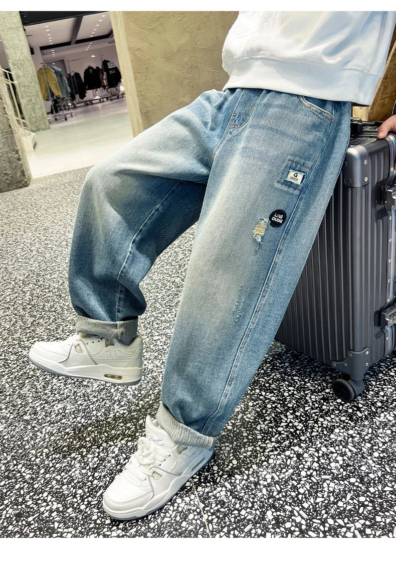 Trendige Baggy-Jeans für Kinder