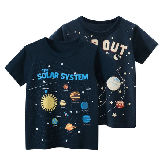 Kinder T-Shirt Multipack "Solar System"