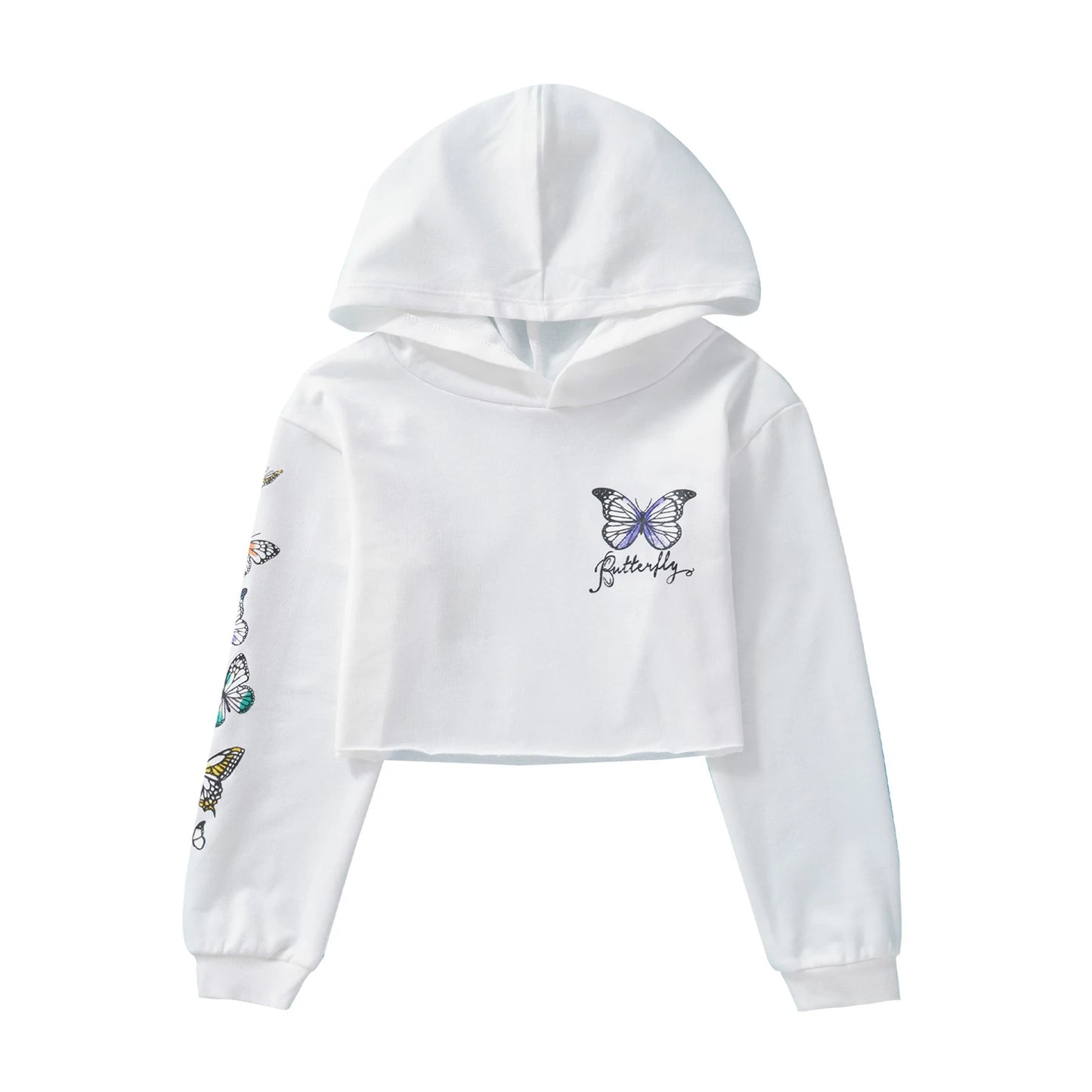 Stylischer Butterfly Hoodie für Mädchen