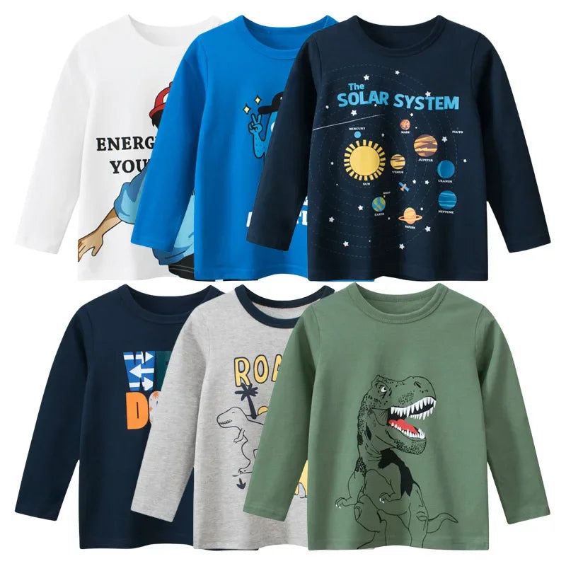 Kinder Langarmshirts - Erhältlich in den Größen 80 bis 140