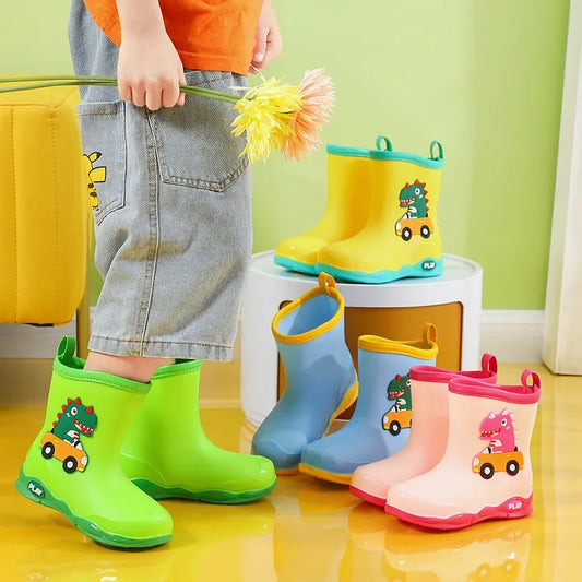 Kinder-Gummistiefel mit Dinosaurier-Motiv