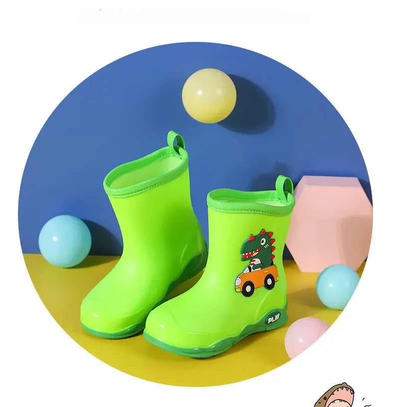 Kinder-Gummistiefel mit Dinosaurier-Motiv