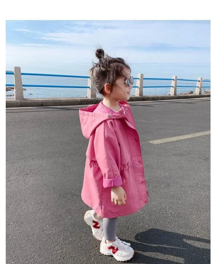 Kinder-Regenjacke in Pink