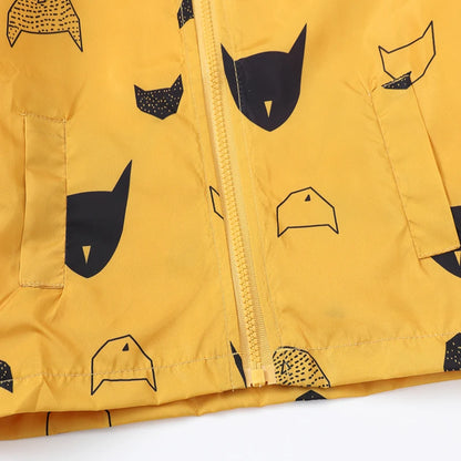 Regenjacke / Übergangsjacke mit Kapuze für Kinder
