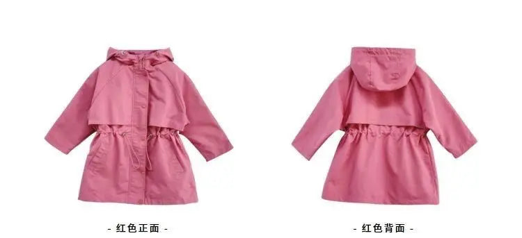 Kinder-Regenjacke in Pink