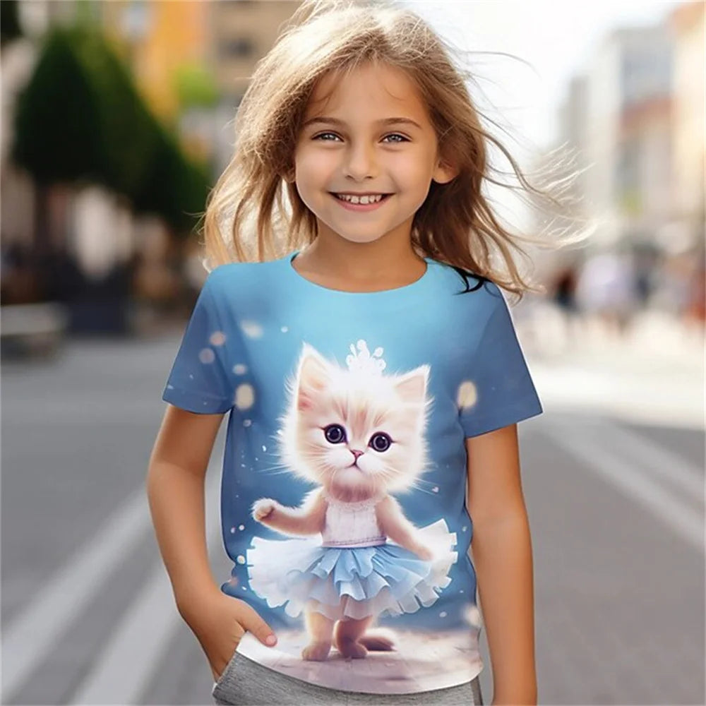 Kinder-T-Shirts mit Tiermotiven