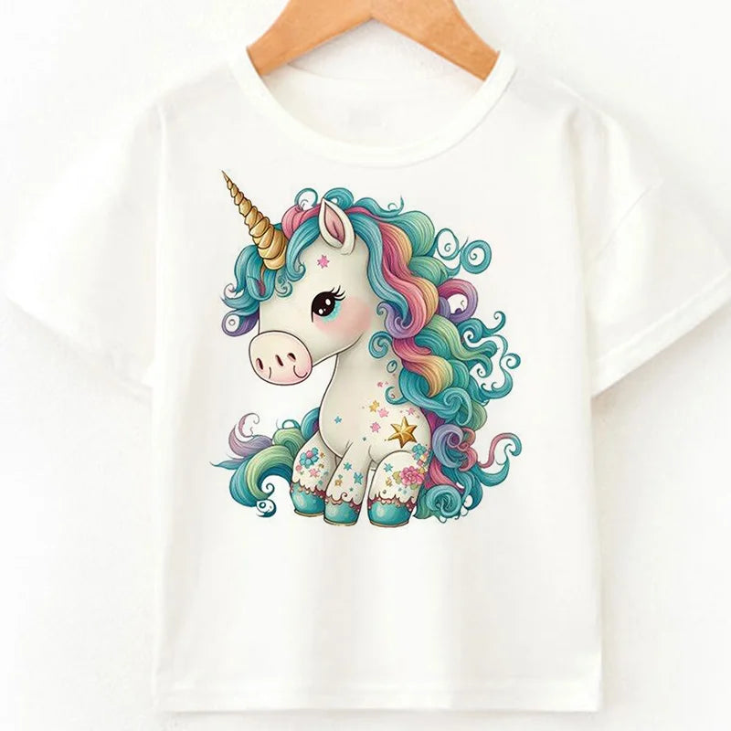 Zauberhaftes Einhorn T-Shirt für Kinder