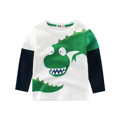 Dino-Langarmshirts für Kinder
