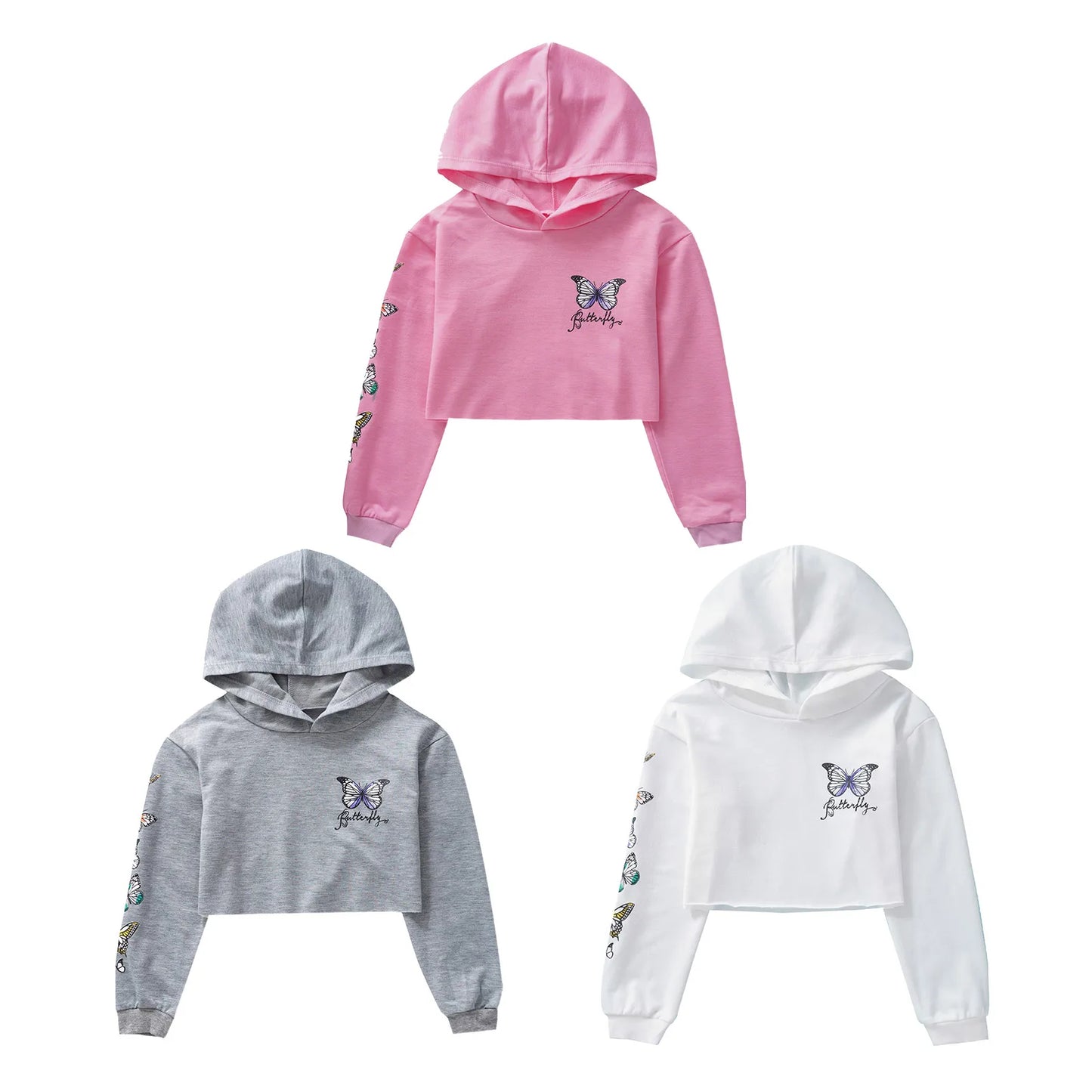 Stylischer Butterfly Hoodie für Mädchen