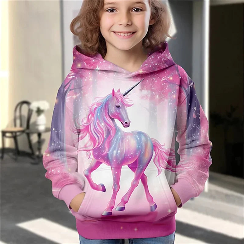 Magischer Einhorn-Hoodie für Kinder