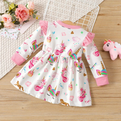 Zauberhaftes Einhorn-Kleid für kleine Prinzessinnen