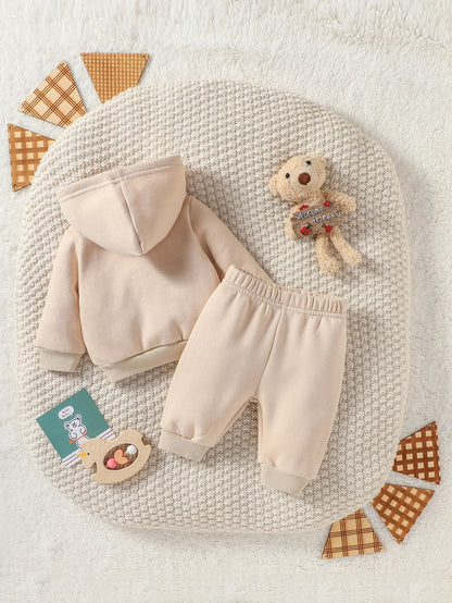 Baby Kapuzen-Set mit Bärenmotiv