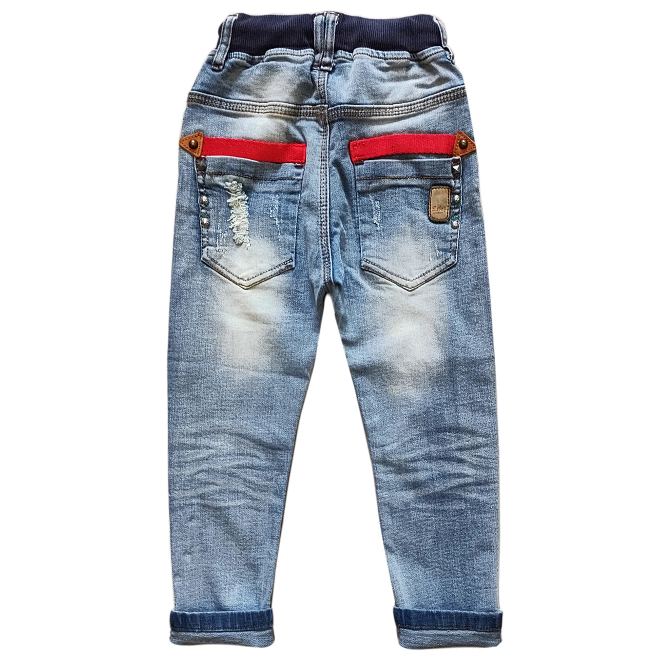 Coole Jeanshose für Jungen im Straight Fit Denim Design