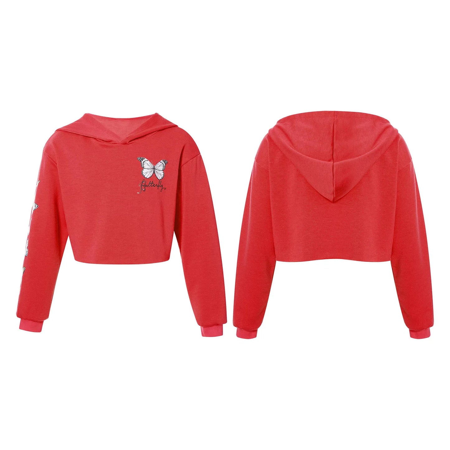 Stylischer Butterfly Hoodie für Mädchen