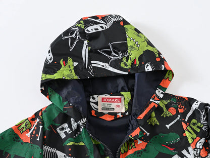 Regenjacke mit Kapuze für Jungen & Mädchen