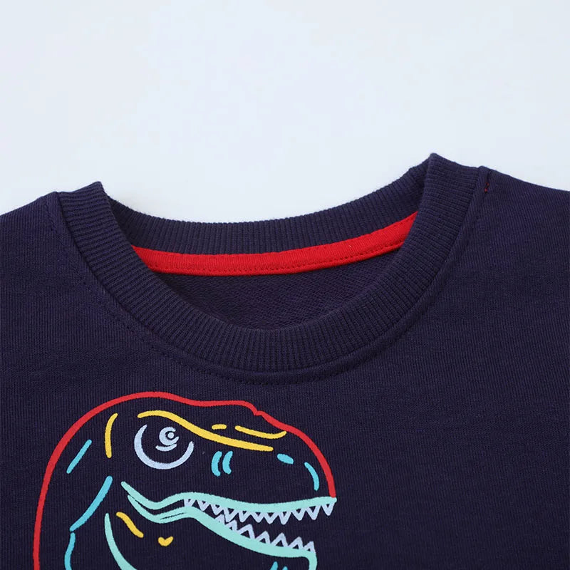 Kinder-Sweatshirt mit Dinosaurier-Print