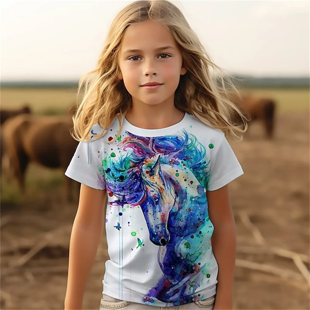 Kinder-T-Shirts mit Tiermotiven