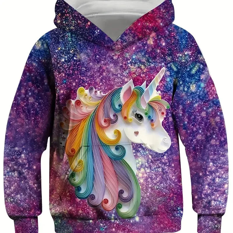 Magischer Einhorn-Hoodie für Kinder