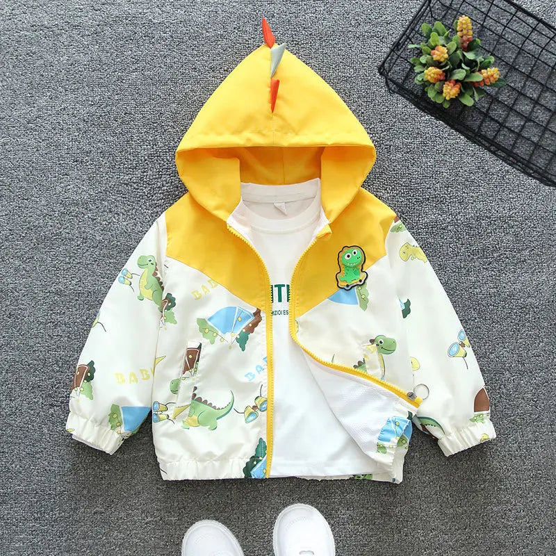 Kinder-Dinosaurier-Jacke