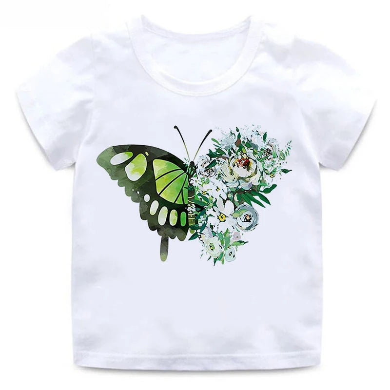 Kinder T-Shirts mit Schmetterlingsdesign