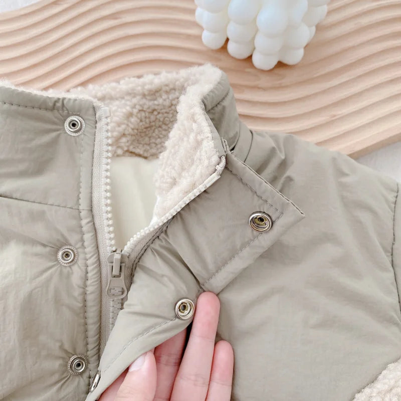 Kinderjacke mit Teddyfell-Innenleben