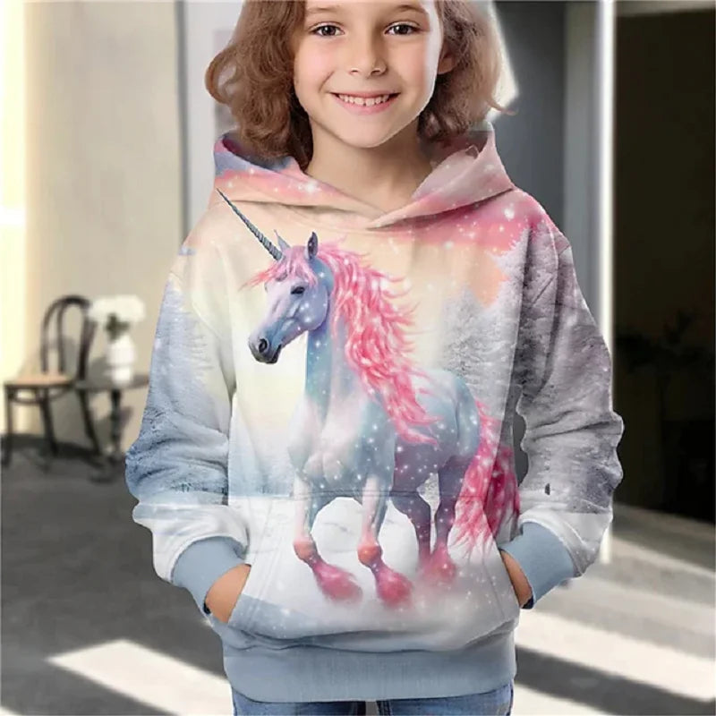 Magischer Einhorn-Hoodie für Kinder