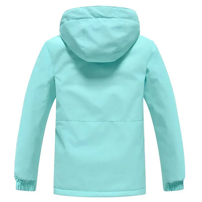 Winterjacke mit Kapuze / Sportliche Skijacke / Schutz vor Wind, Regen & Schnee
