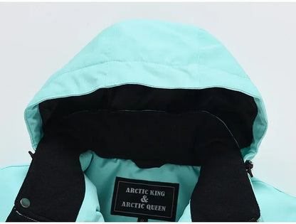Winterjacke mit Kapuze / Sportliche Skijacke / Schutz vor Wind, Regen & Schnee
