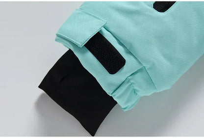 Winterjacke mit Kapuze / Sportliche Skijacke / Schutz vor Wind, Regen & Schnee