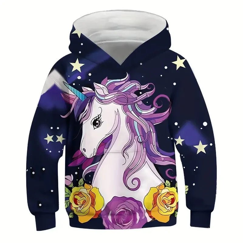 Magischer Einhorn-Hoodie für Kinder