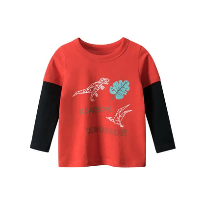 Dino-Langarmshirts für Kinder
