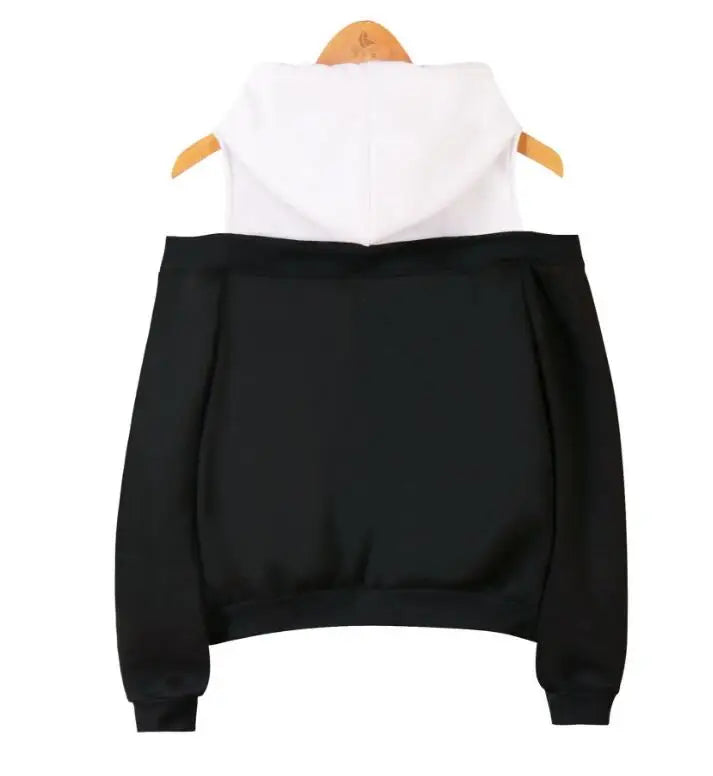 Stylischer Off-Shoulder Hoodie