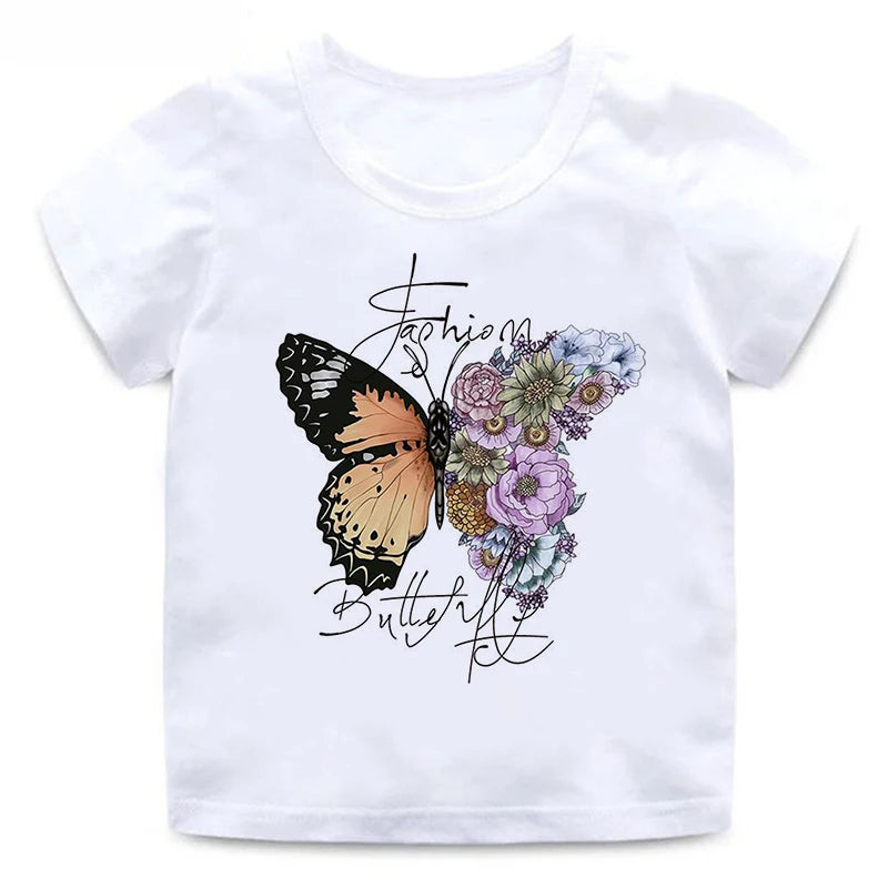 Kinder T-Shirts mit Schmetterlingsdesign