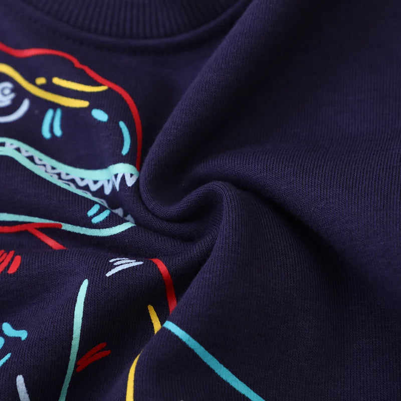 Kinder-Sweatshirt mit Dinosaurier-Print