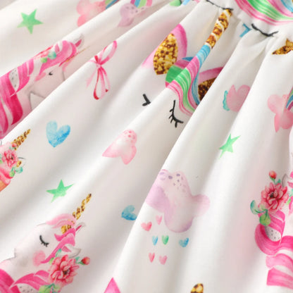Zauberhaftes Einhorn-Kleid für kleine Prinzessinnen