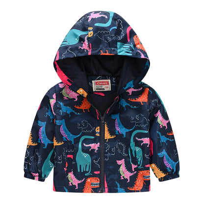Regenjacke mit Kapuze für Jungen & Mädchen