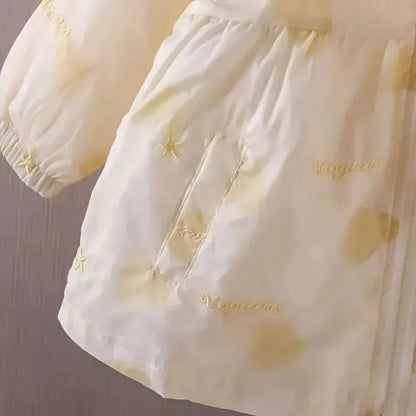 Windjacke / Übergangsjacke für Mädchen mit Kapuze