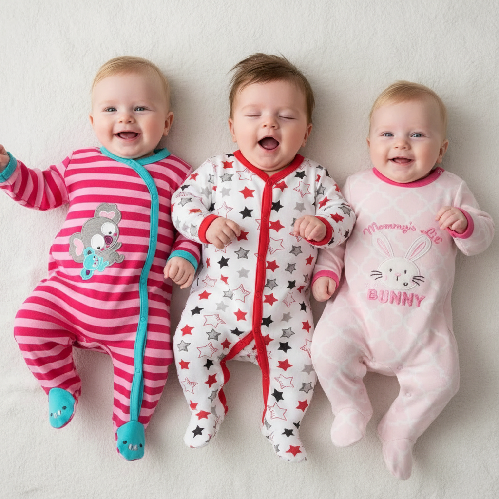 Baby-Strampler Multipack (Größen 50 bis 86)